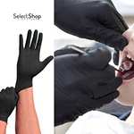 Amazon: Pack 100 guantes de nitrilo desechables, de alta calidad libre de látex