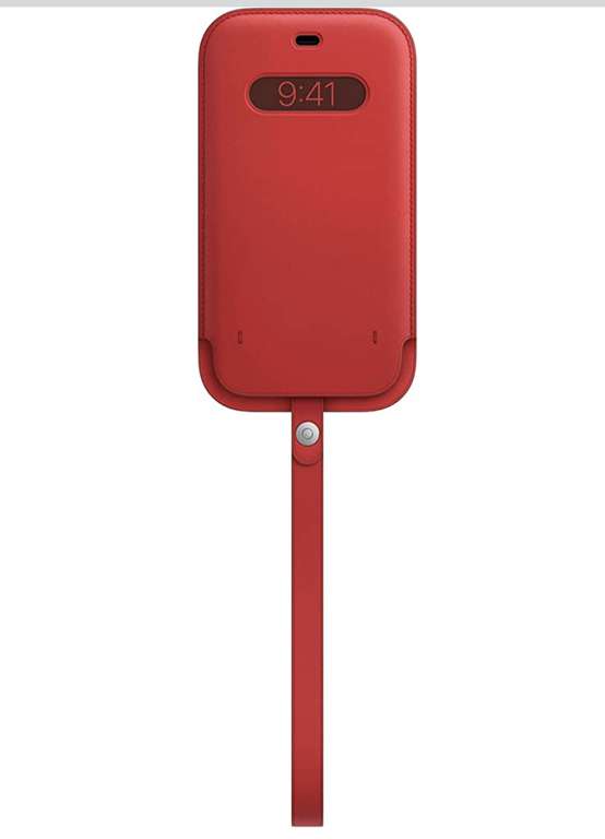 Amazon: Apple Funda de Piel Tipo Bolsillo con MagSafe (para el iPhone 12 Pro MAX) - vermelho