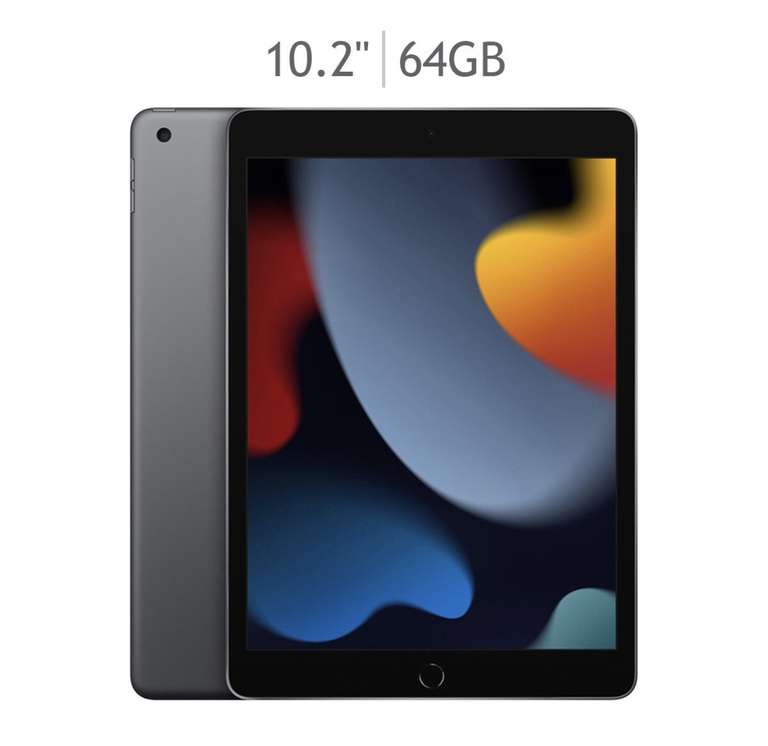Costco: Apple iPad 10.2" Wi-Fi 64GB Gris Espacial (9ª Generación)
