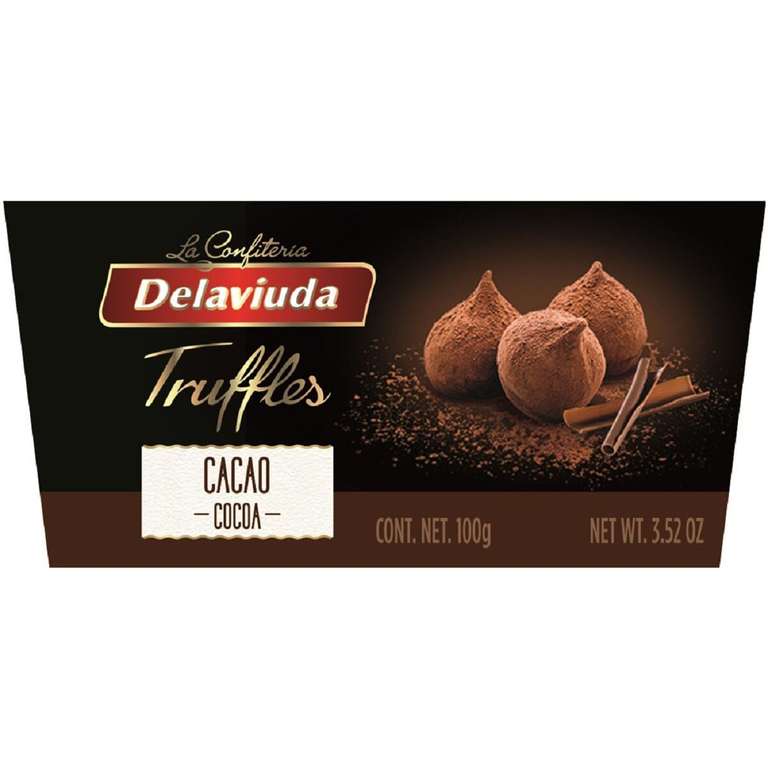 Truffa Delaviuda cacao Soriana Mixcoac
