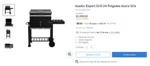 Walmart: Asador Expert Grill 24 Pulgadas $2,390.00, $2,0900 con cupon NUEVOSC2022