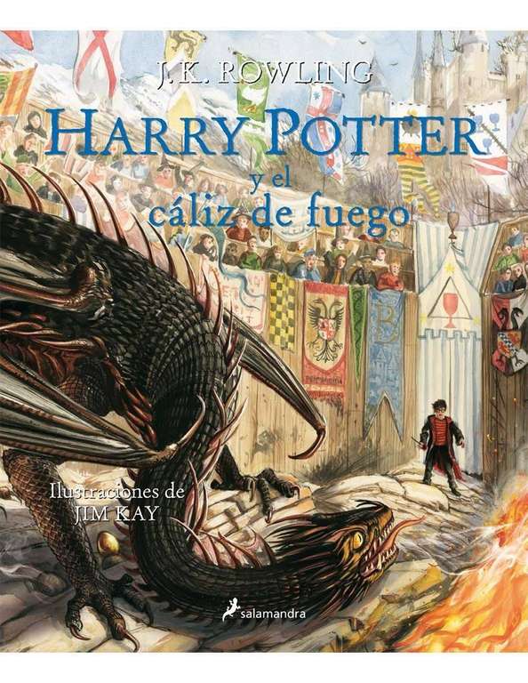 Amazon: Libro pasta dura Harry Potter y el Cáliz de Fuego versión ilustrada