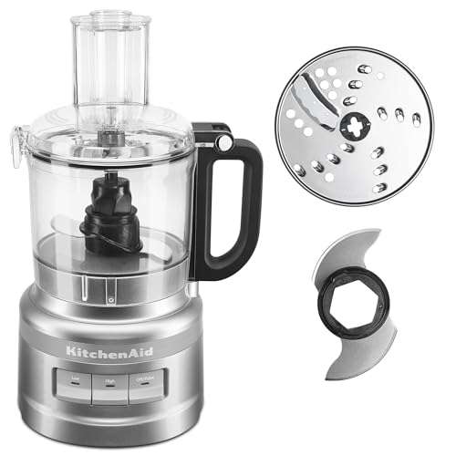 KitchenAid KFP0719LER Procesador Alimentos Acero Inoxidable Harina Fru–  KitchenMax Store