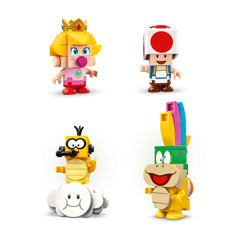 Lankitu Amazon: LEGO Super Mario: Mario Kart: Set Bebé Peach y Grand Prix ...