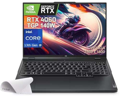 AMAZON. Laptop gamer Lenovo Legion Pro i9-13900HX (24 núcleos) - GeForce RTX 4060 64 GB RAM | SSD 4 TB