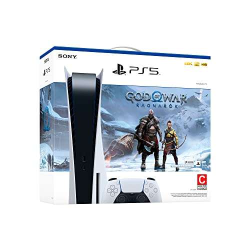 Amazon - Consola PlayStation 5 Estándar Edition + God of War Ragnarök