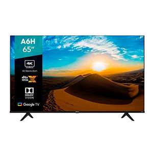 Amazon: Hisense Pantalla 65" 4K Smart TV LED 65A6H Google TV