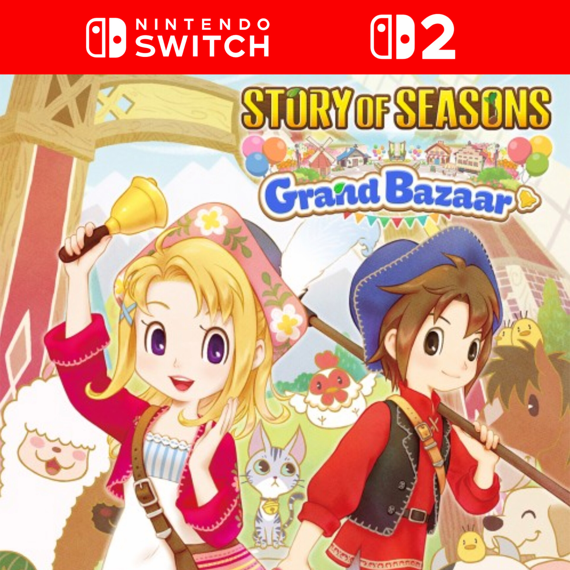 Nintendo eShop JP: STORY OF SEASONS Grand Bazaar: Juega la versión completa del 23 al 30 de agosto con NSO (para todos con 7 días gratuitos)