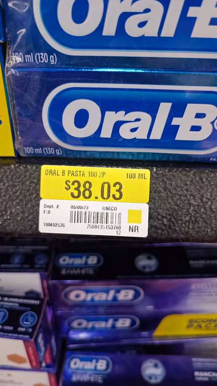 Walmart: Pasta dental oral B Econopack X2
