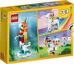 Amazon: Lego Creator 3 en 1 de Unicornio Mágico 145 piezas