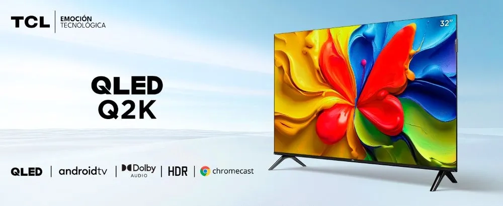 Mercado Libre: Televisor Tcl Q2K Qled 32" Hdr 10 Dolby Audio Google tv
