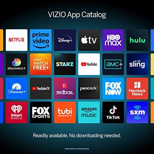 Amazon: VIZIO Smart TV Full HD 1080p de 40 Pulgadas con Apple AirPlay y Chromecast Integrado, compatibilidad con Alexa D40f-J09, Modelo 2022