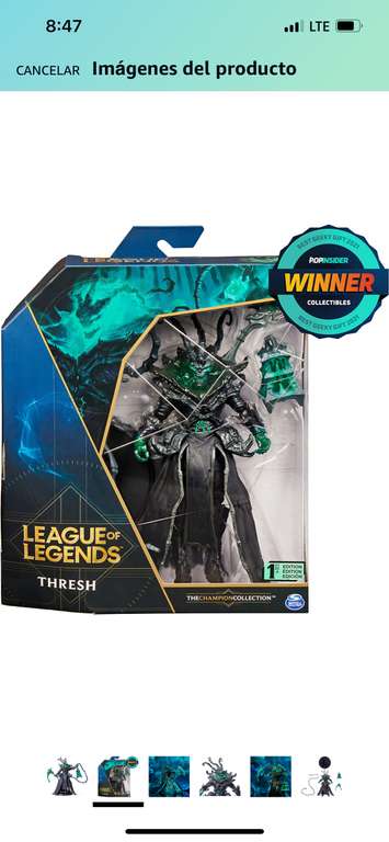Amazon Prime: League of Legends Figura de colección Tresh 15 cm