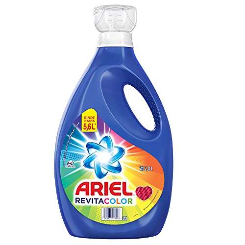 Amazon: Ariel Detergente Liquido Revitacolor 2.8Lts (Precio con Planea y Ahorra)