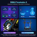 Amazon: SUNLU T3 Impresora 3D de alta velocidad de 250 mm/s 220×220×250（mm）