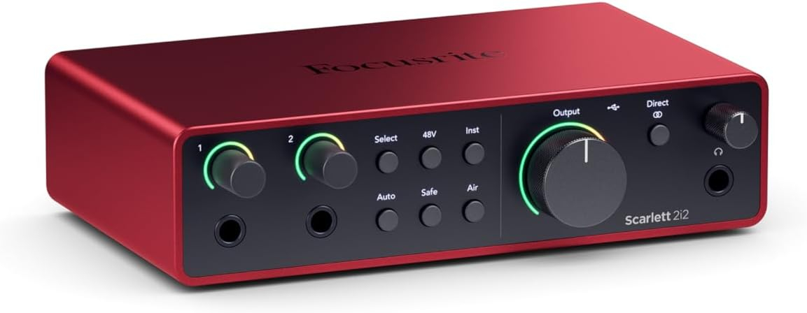 Amazon: Interfaz Focusrite Scarlett 2i2 4ª Generación