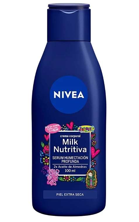 Amazon: Nivea Crema Corporal Humectante Body Milk Nutritiva Edición Distroller (100 ml)