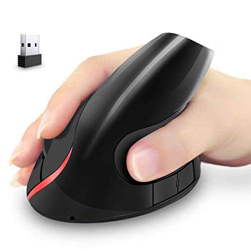 Amazon: Mouse Inalámbrico Ergonómico Recargable | envío gratis con Prime