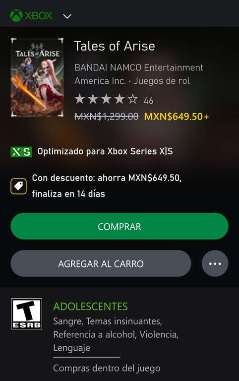 Xbox: Tales of Arise