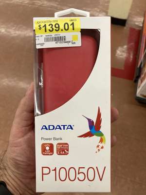 Walmart: Batería adata p10050v