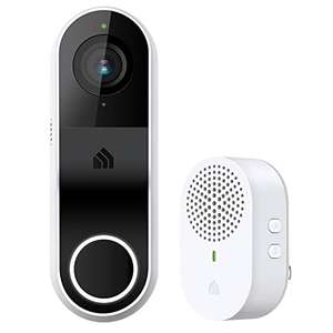 Amazon: Kasa Smart Video Doorbell w/ Chime, 2K Resolution, Alexa & Google Assistant Compatible (precio antes de finalizar la compra)