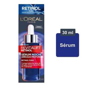 Amazon: L'Oréal Paris Serum Facial Noche con Retinol Revitalift, 30 ml | Envío gratis con prime