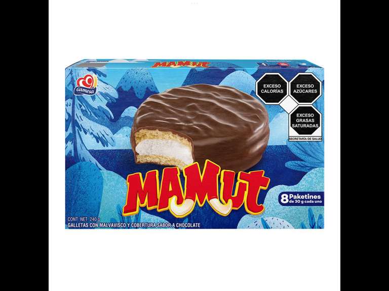 Cornershop: Mamut galletas de malvavisco y chocolate, 3 cajas por 84 pesos