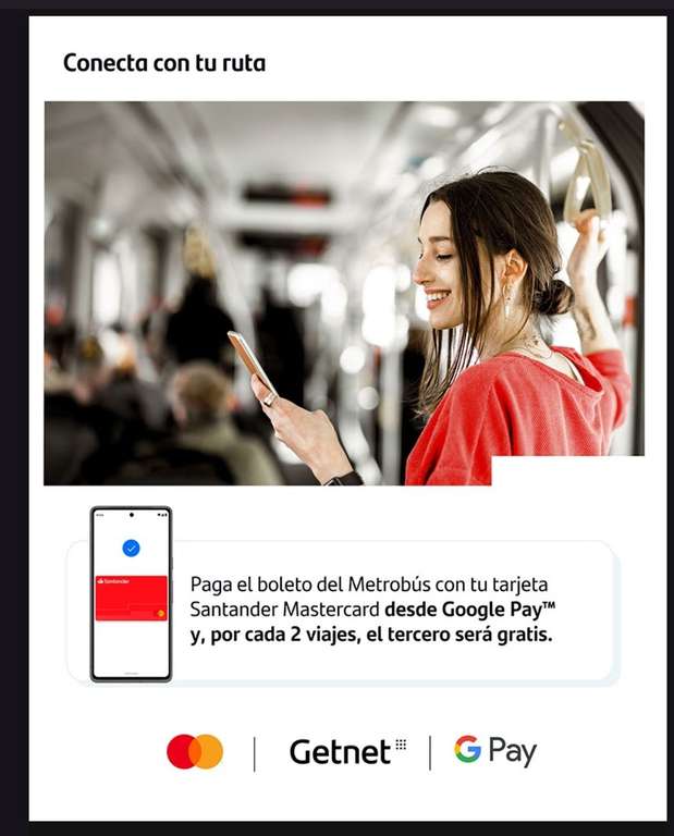 Santander: por cada 2 viajes en Metrobus el tercero es gratis