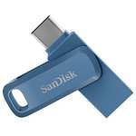 Amazon: SanDisk Unidad Flash USB Tipo C de 256 GB, Color Azul | envío gratis con Prime