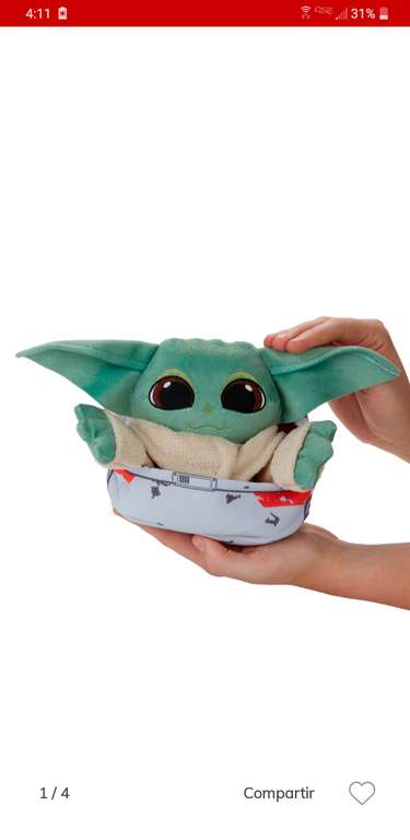 Claro Shop: Baby Yoda / Vendido por Sanborns / Envío gratis en comoras de $499