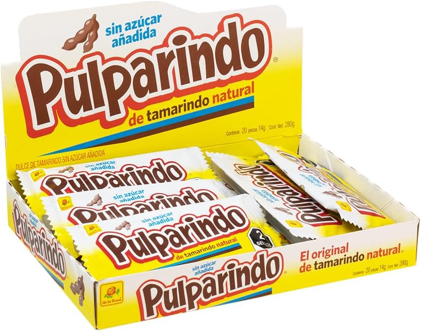 Amazon: De la Rosa Pulparindo Sin Azúcar 20 piezas 14 grs