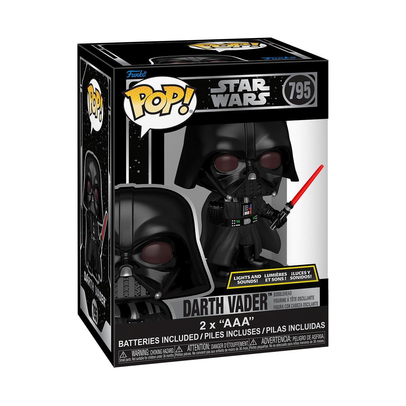 Amazon: Funko Pop! SFX: Star Wars: Darth Vader ( Con luces y sonidos) Mercancía Oficial