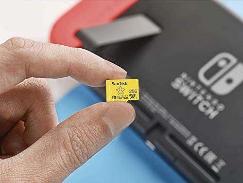 Amazon: Tarjeta de memoria SanDisk 256GB MicroSDXC UHS-I para Nintendo Switch