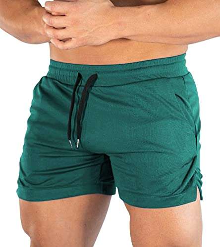 Amazon: Shorts Cortos Transpirables Leecon de poliéster y algodón
