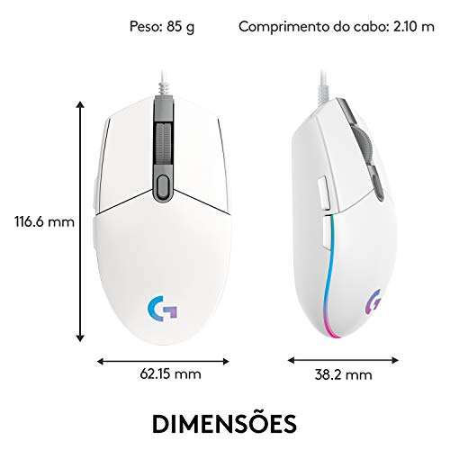 Amazon: Logitech G203 LIGHTSYNC Mouse con Iluminación RGB