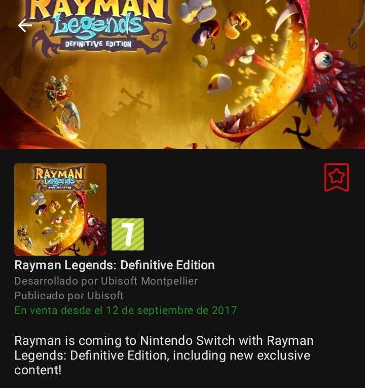 Nintendo, rayman legend nintendo switch