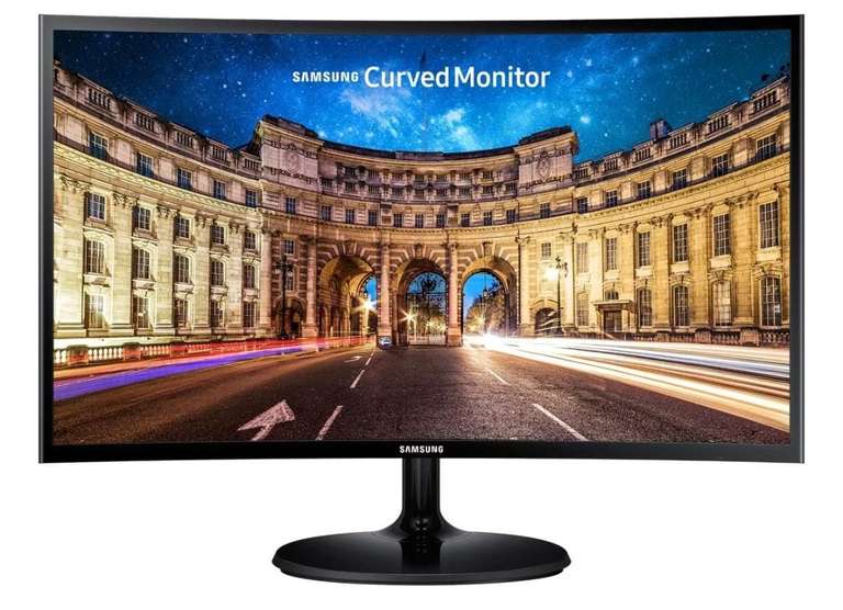 Mercado Libre: Monitor gamer curvo Samsung F390 Series C24F390FH led 24" black high glossy 100V/240V