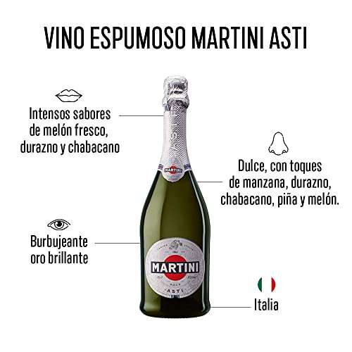Amazon: Vino Espumoso Martini Asti 750 ml para celebrar esa ocasión especial con la waifu