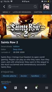 Steam: Saints Row 2