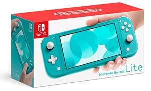 Amazon: Nintendo Switch Lite - Edición Estándar - Azul Turquesa - Standard Edition con American Express