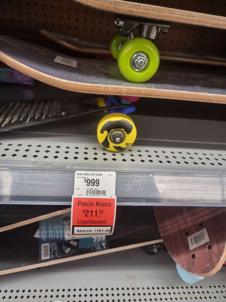 Walmart: Patineta redo skateboards