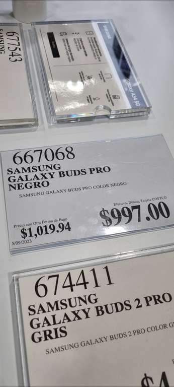Costco Santa fé: Samsung Galaxy buds pro Negros