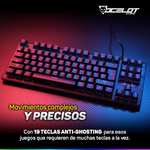 CyberPuerta: Teclado Gamer Ocelot Gaming OGMK02 RGB, Teclado Mecánico, Switch Azul, Alámbrico, Negro (Español)