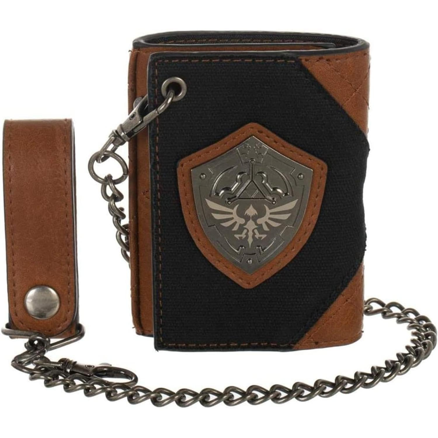 Amazon: Cartera con cadena Legend of Zelda Hylian Shield