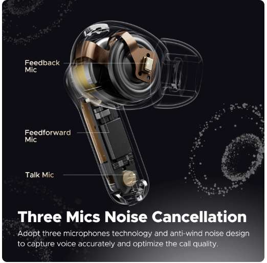 Audifonos Soundpeats Capsule 3 Pro - Negro SOUNDPEATS
