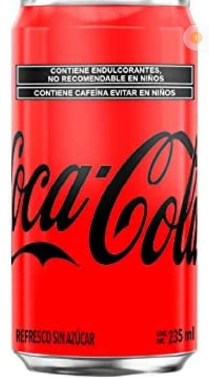 Amazon planea y ahorra: Coca-Cola Sin Azúcar Refresco Coca-Cola Sin Azúcar, 12 latas de 235 ml cada una. 12 pack