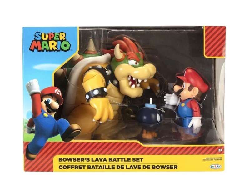 Walmart: Set de Juego Mario vs Bowser Batalla de Lava