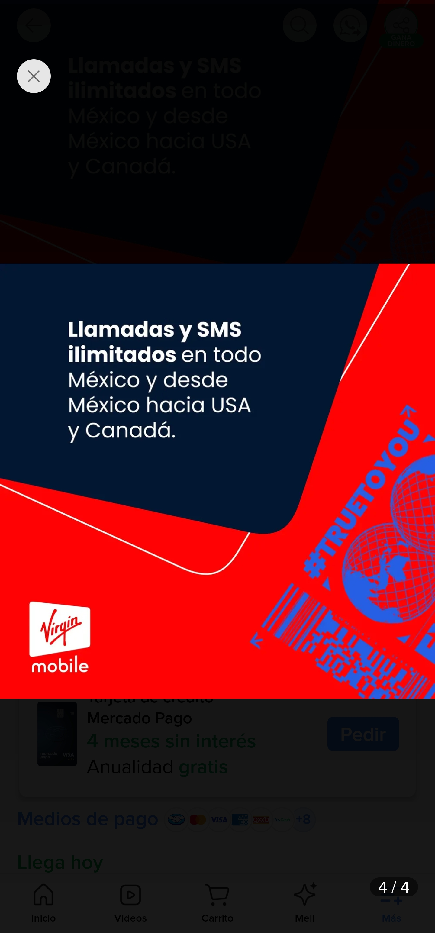 Virgin Mobile, todos los chips físicos 50% descuento en Amazon y Mercado Libre