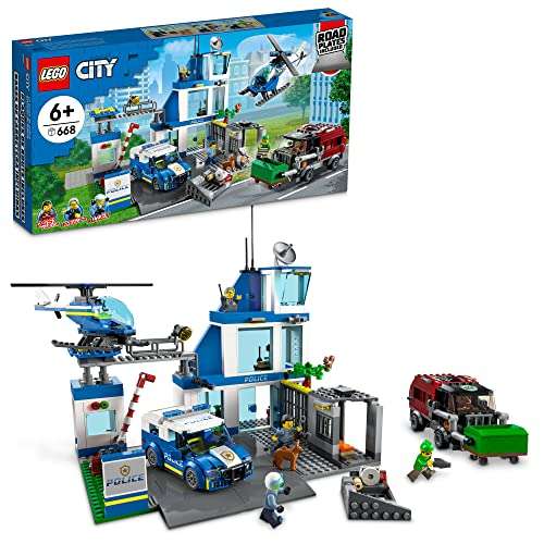 Amazon: LEGO Estacion de Policia (668 pzas)