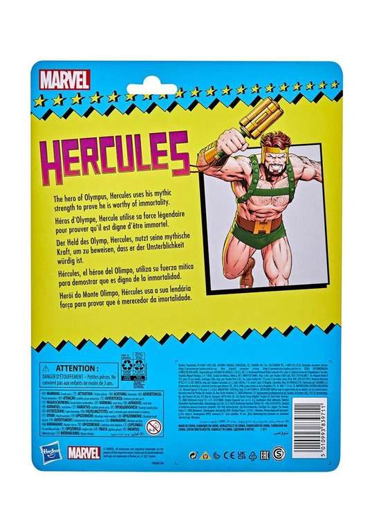 Amazon: Marvel Classic- Hercules Marvel Legends - TV 4 (6 Pulgadas), Color Cranberry, Größe Der Figur: 15 cm (Hasbro F1138)